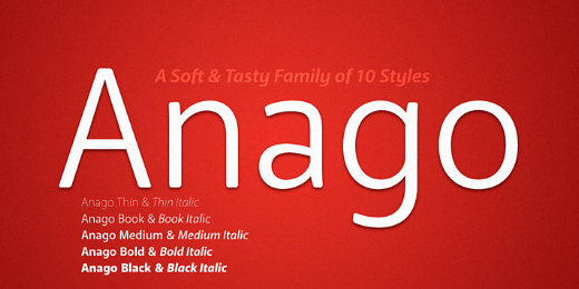 anago photo anago 38 Of the most beautiful typeface designs released this winter