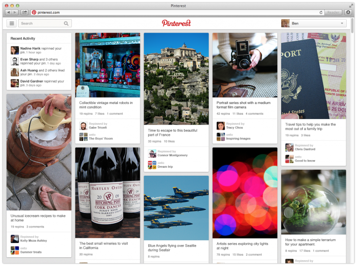 pinterest2 730x545 Which social media platform is best for your business?