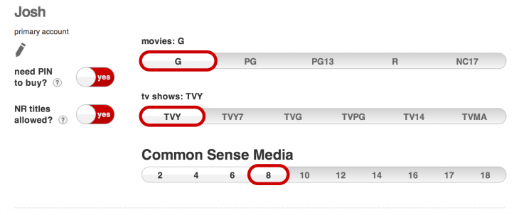 targetticket parentalcontrols 730x303 Hands on with Targets new Ticket digital video service