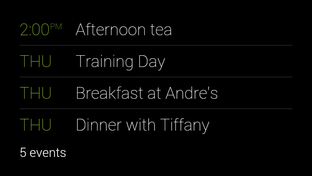 MyAgenda Google Glass update adds new commands to bring up your agenda and get directions to home and work