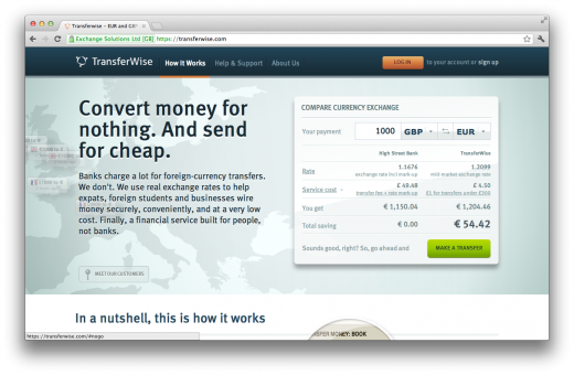 TransferWise 520x340 10 ways to pay without ever whipping out your wallet