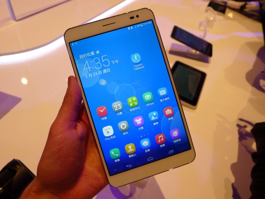 P1040983 520x390 Huawei launches pocket friendly MediaPad X1 and M1 Android tablets at MWC 2014