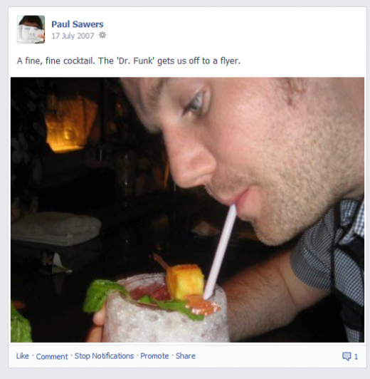 Paul Sawers 520x532 photo Paul Sawers 520x532 These were our first ever Facebook statuses, what was yours?