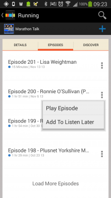 Screenshot 2014 02 21 09 23 02 220x391 Looking for offline podcasts? Stitcher for Android just got a whole lot better.