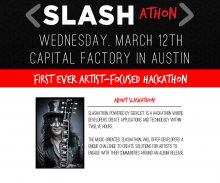 Slashathon 220x183 Legendary guitarist Slash will hold a music focused hackathon at SXSW
