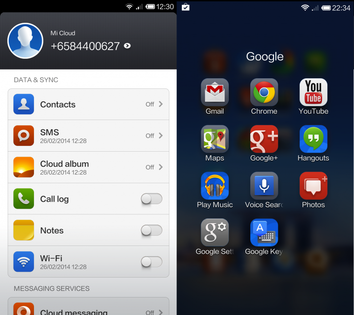 Xiaomi Cloud 730x648 Xiaomi Mi 3 review: An Android smartphone that delivers high end performance at a mid range price