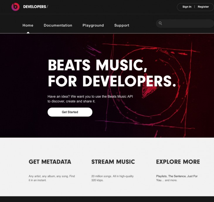 resource1 730x689 Beats Music takes its API public so any developer can integrate its library of music