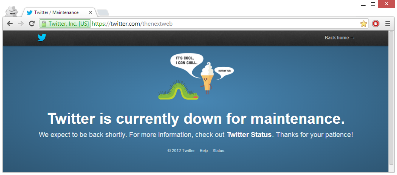 twitter maintenance Twitter blames outage on unexpected complications during a planned deploy, fixes issue by reverting the change