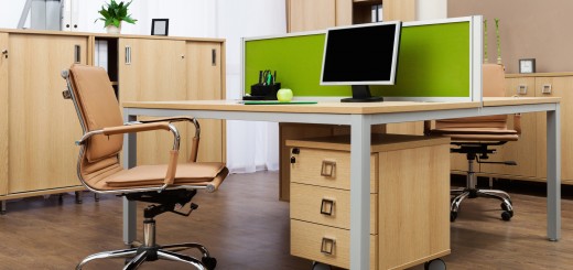 modern office desk