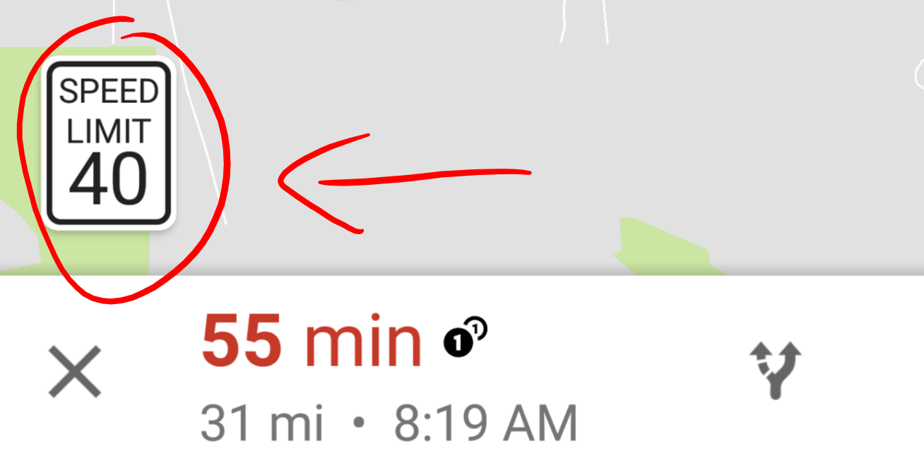 Google Maps Tests Showing Speed Limits Finally Google Maps Tests Showing Speed Limits Finally