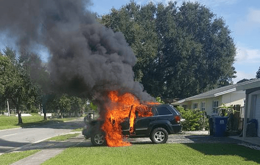 Man claims his Galaxy Note 7 blew up and set his car on fire