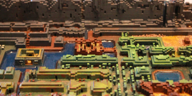 This 3D-printed map from the original Legend of Zelda was worth every penny